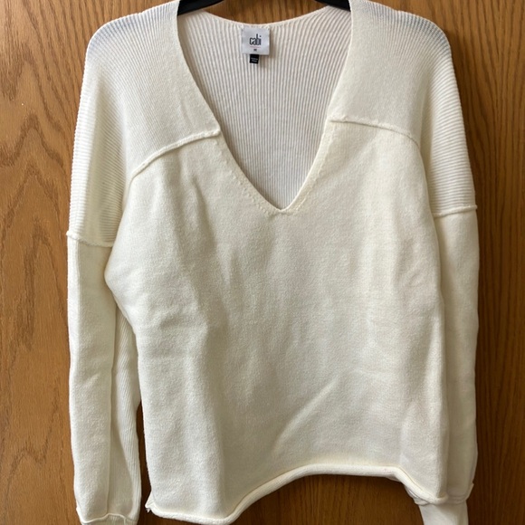 CAbi Sweaters - Women's Cream V-Neck Sweater